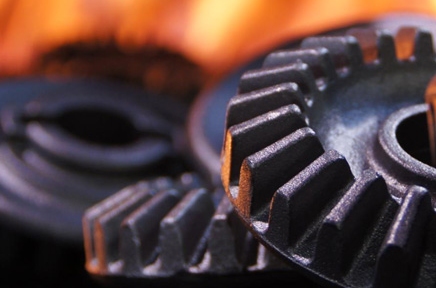 Carburizing heat treatment in gear manufacturing