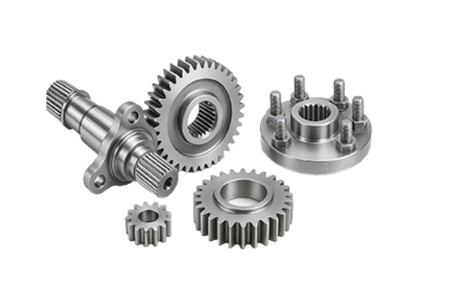 AGV precision gears require materials with hard exterior and tough interior