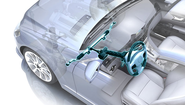 Round gear rack used in electric power steering EPS system