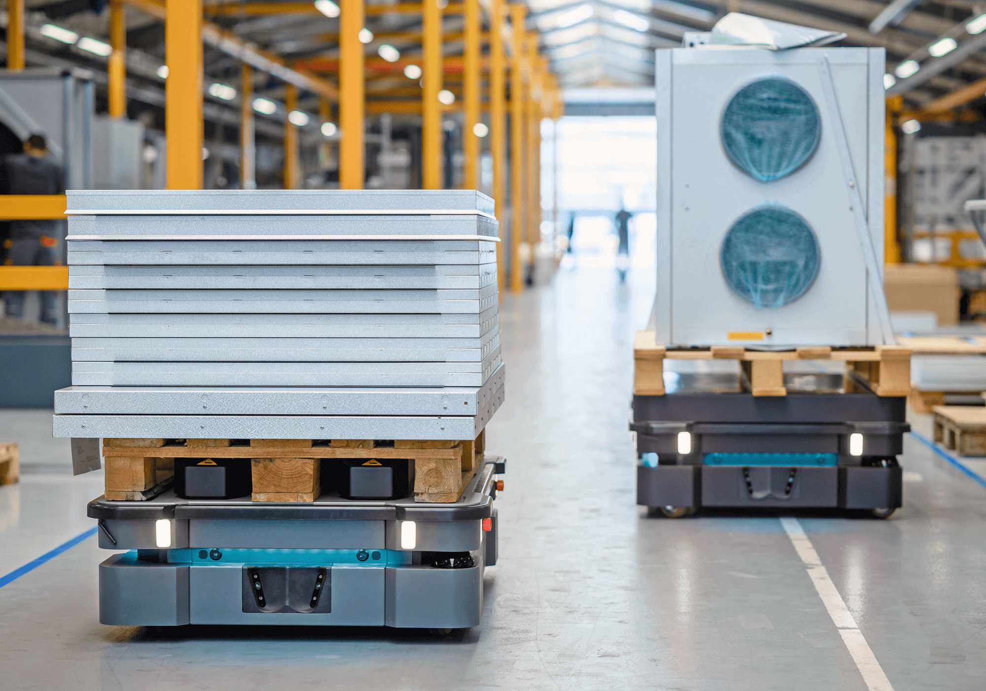 heavy-duty reduction gears for autonomous warehouse fleets